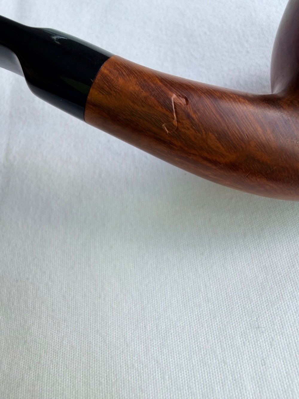 DON CARLOS "Fatta A Mano" 1-Note Smooth Artisan Briar Pipe – Bent Brandy - Picture 5 of 7